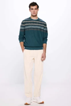 Camisola jacquard