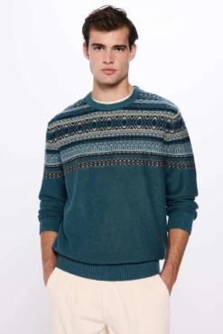 Camisola jacquard