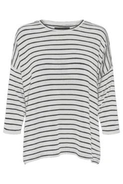 Camisola manga 3/4 em malha
