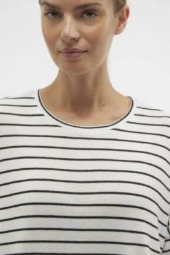 Camisola manga 3/4 em malha