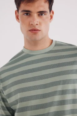 Camisola microrriscas