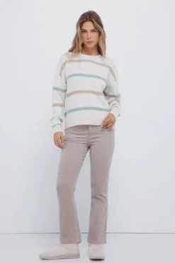 Camisola riscas bicolor