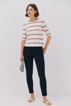 Camisola riscas multicor