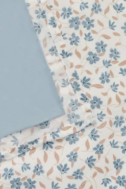 Capa nórdica algodão flores
