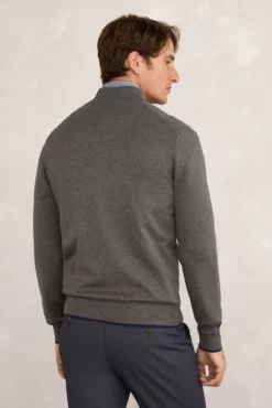 Cardigan canelado