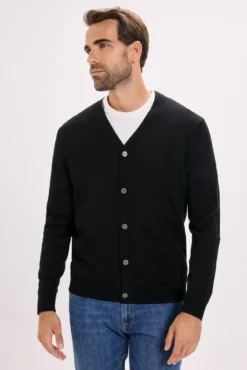Cardigan de corte regular