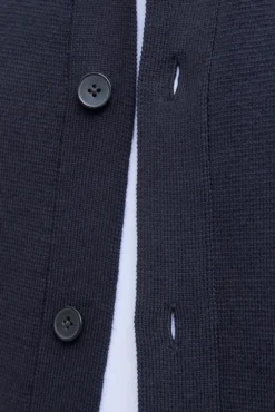 Cardigan de gola polo