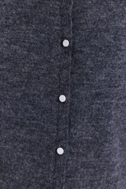 Cardigan de malha com fecho de botão