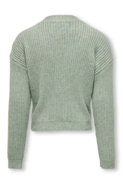 Cardigan de malha para meninas.