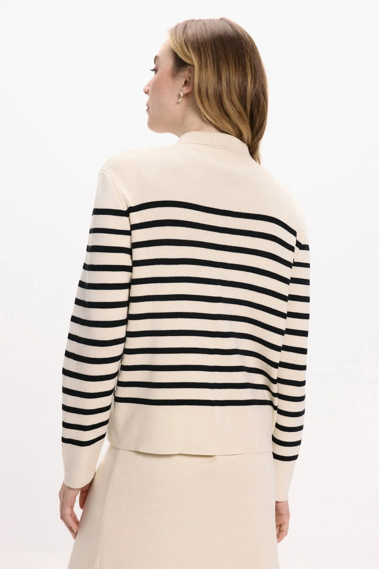 Casaco de malha com viscose