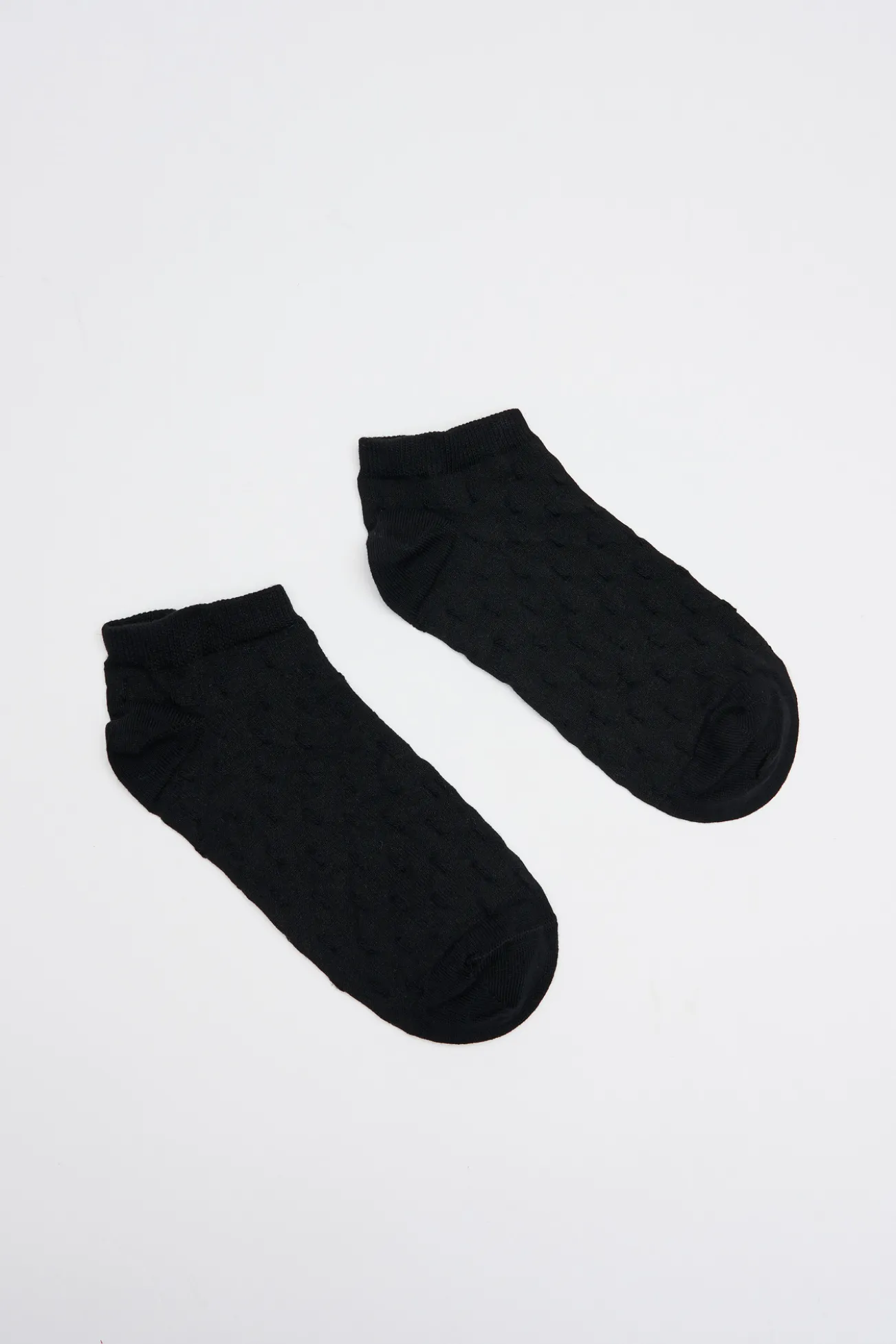 Chaussettes courtes coton noires