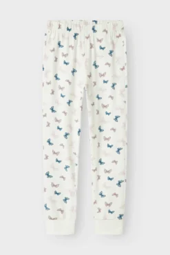 Conjunto de pijama borboleta de menina
