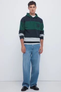 Cortes de capuz com sweatshirt