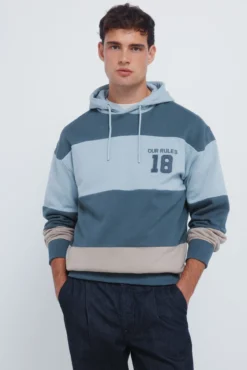 Cortes de capuz com sweatshirt