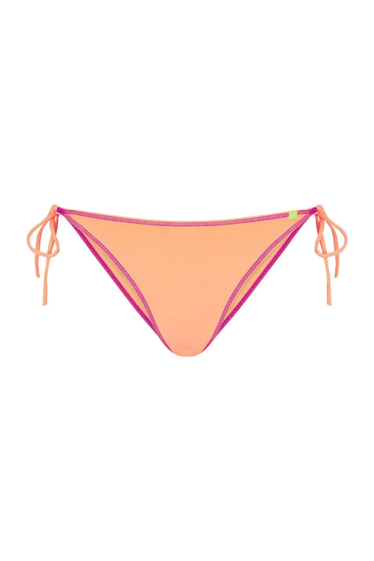 Cueca biquíni laranja com tiras