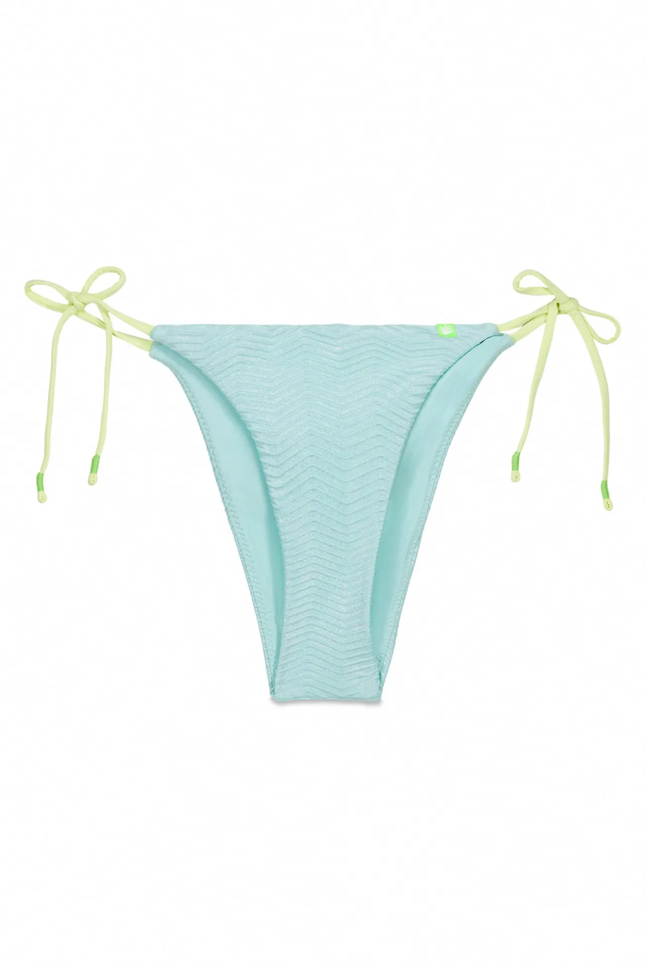 Cueca biquíni verde meia alça