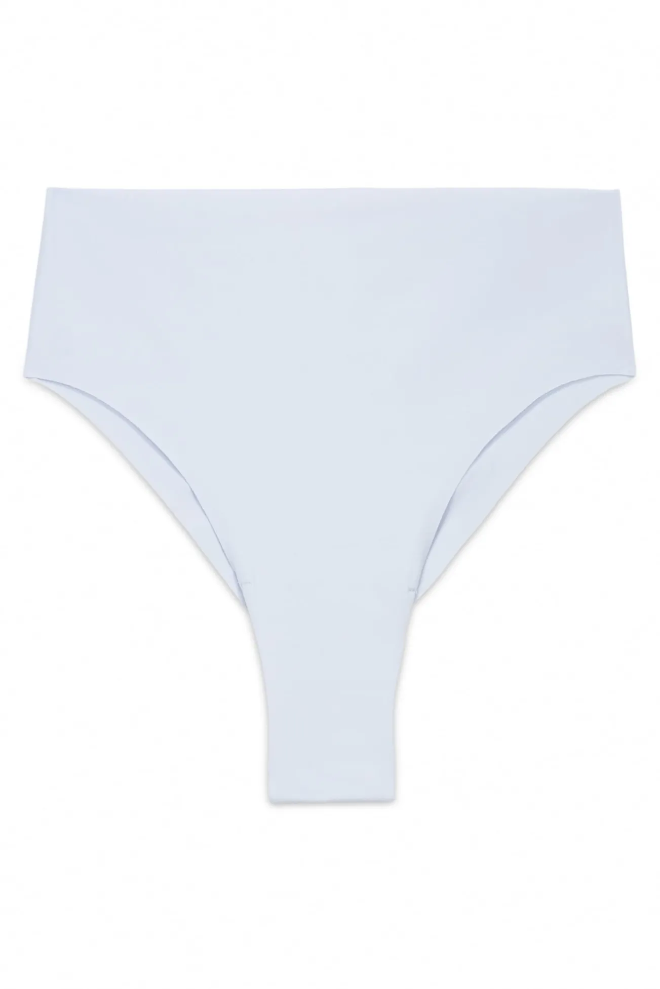 Cueca brasileira de microfibra azul cintura alta