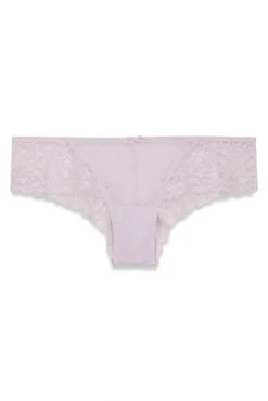 Cueca brasileira larga de renda lilás