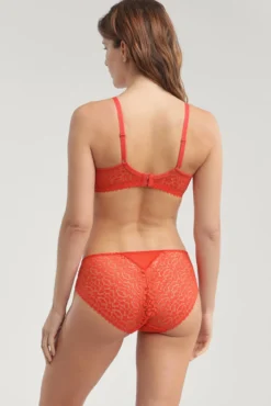 Cueca Daily Dentelle invisível de renda floral
