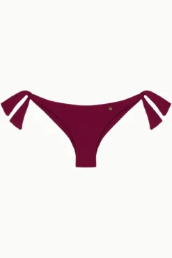 Cueca de biquíni brasileira ajustável piqué