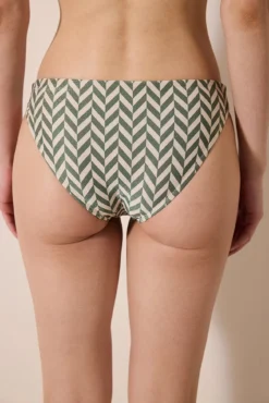 Cueca de biquíni estampado clássico