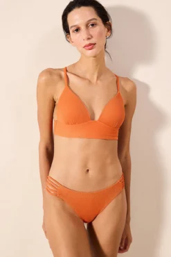 Cueca de biquíni laranja clássico