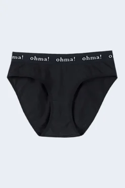 Cueca pré-mamã de algodão com elástico ohma!