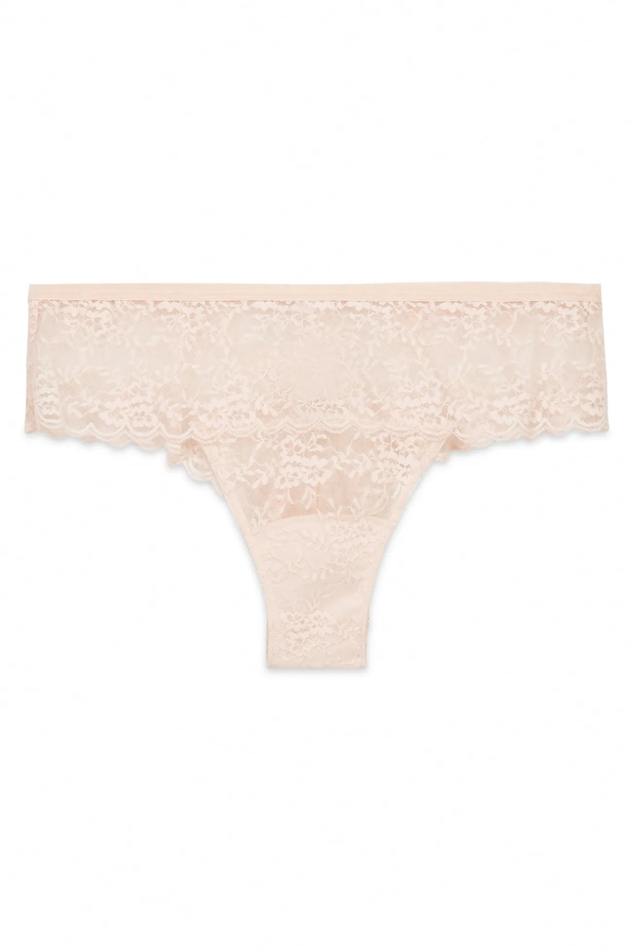 Cueca renda de renda rosa
