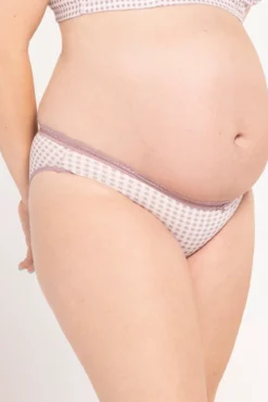 Cuequinha pré-mamã algodão print vichy