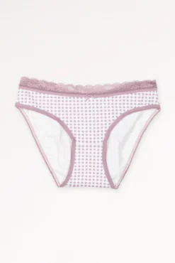 Cuequinha pré-mamã algodão print vichy