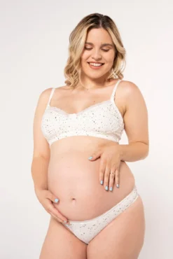 Cuequinha pré-mamã estampada mármore