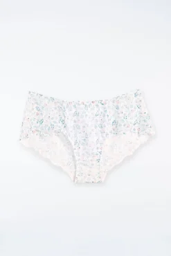 Cuequinha renda com estampado