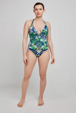 Fato de banho estampado sem aro