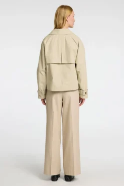 Gabardine curto 100% algodão