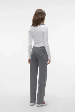 Jeans de corte alta