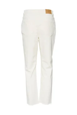 Jeans de corte reto pelo tornozelo