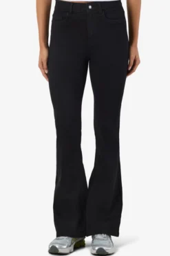 Jeans flare de cintura alta