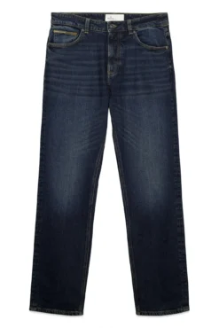 Jeans lavado escuro regular fit