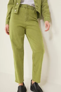Jeans Lisbon mom fit cintura subida