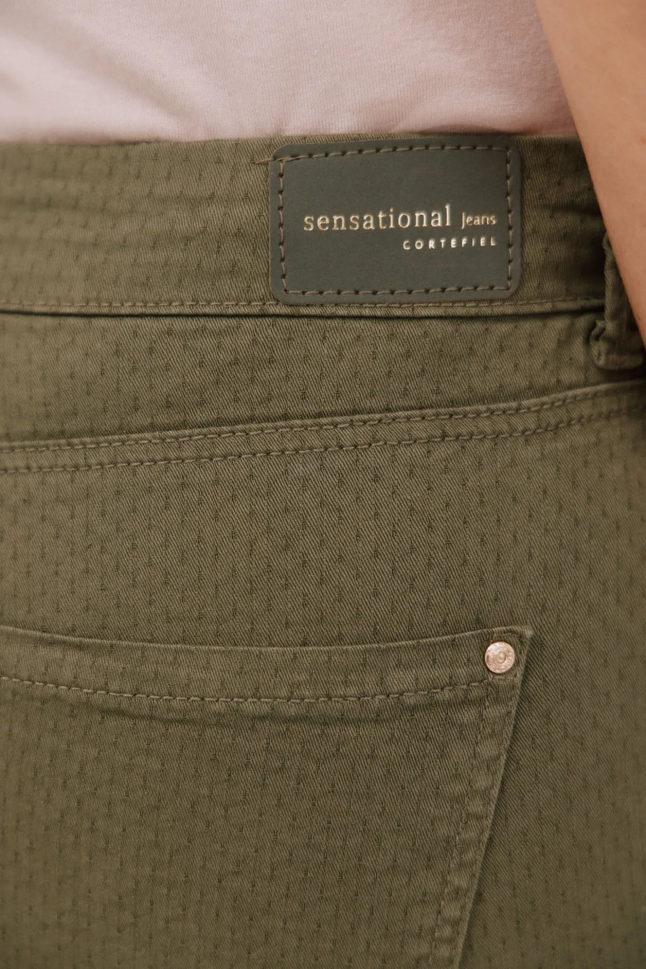 Jeans Sensacional Slim Jacquard