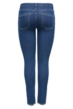 Jeans skinny de corte média