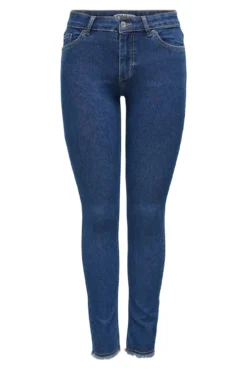 Jeans skinny de corte média
