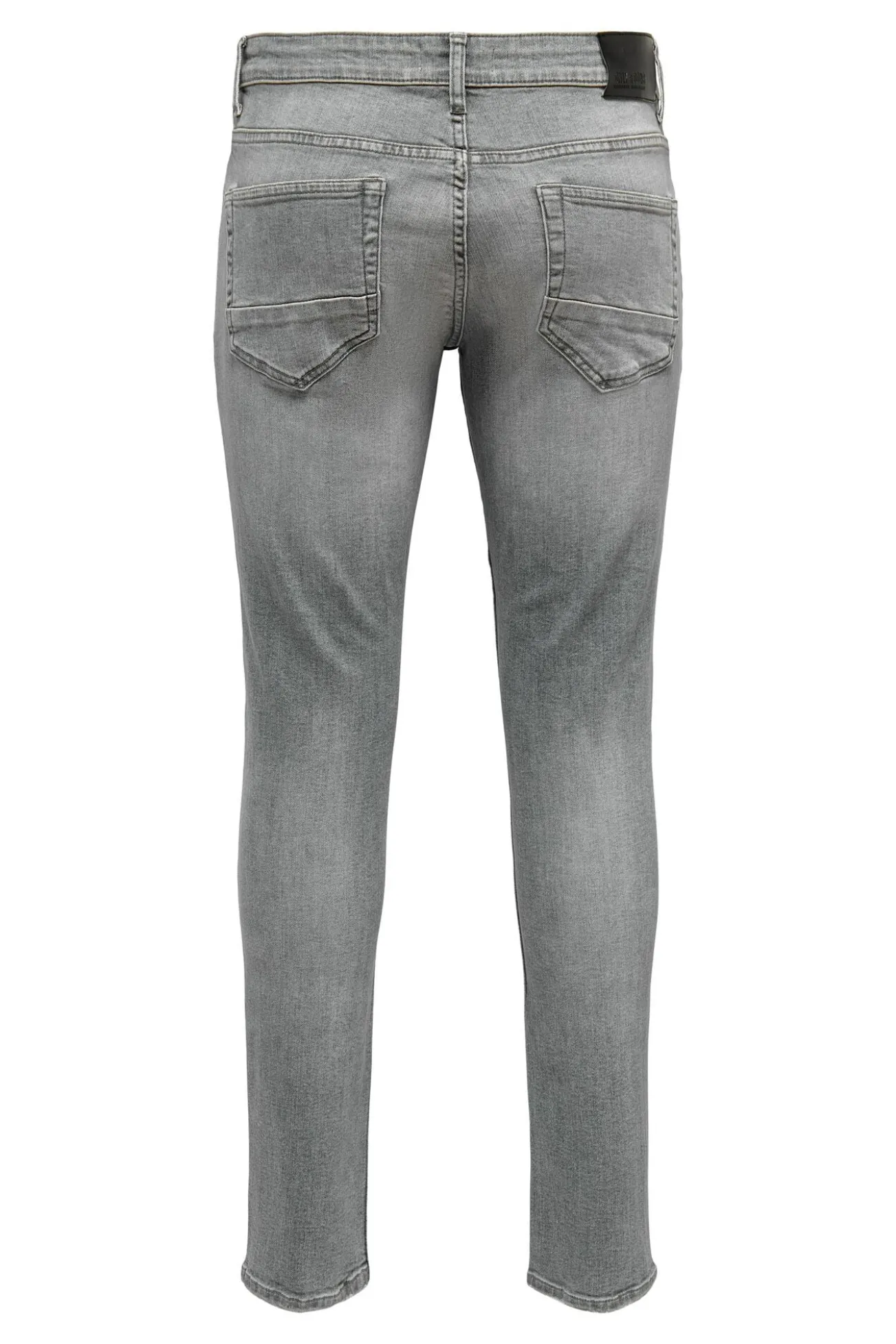 Jeans slim cinzento-escuro