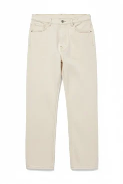 Jeans straight fit cru