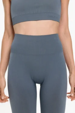 Legging franzida de cintura extra alta
