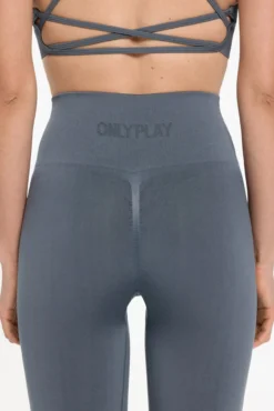 Legging franzida de cintura extra alta