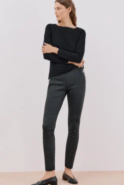 Leggings de malha femininas