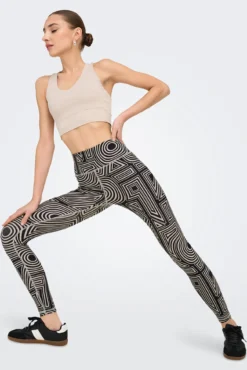 Leggings desportivas com estampado