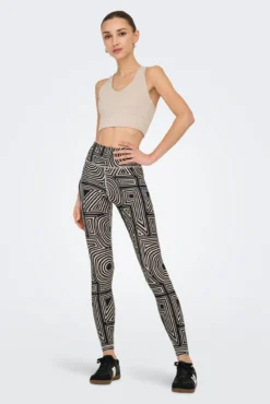 Leggings desportivas com estampado