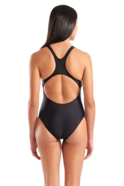 Maiô feminino Arena Feel Lily Swim Pro Back com fato de banho